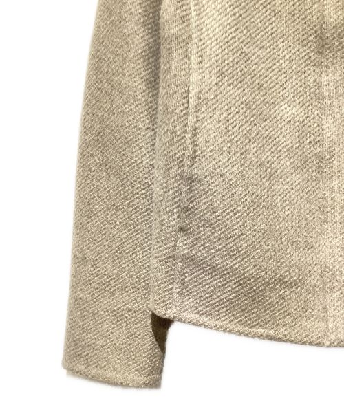 HERMES（エルメス）HERMES (エルメス) Cashmere Jacket（カシミヤジャケット）/マルジェラ期 ベージュ サイズ:36の古着・服飾アイテム