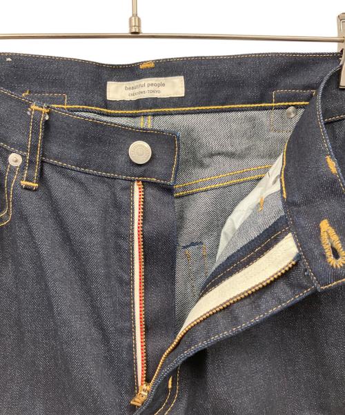 beautiful people（ビューティフルピープル）beautiful people (ビューティフルピープル) selvedge denim oldies fit インディゴ サイズ:40の古着・服飾アイテム