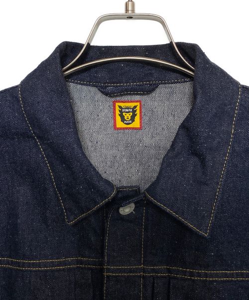 HUMAN MADE（ヒューマンメイド）HUMAN MADE (ヒューマンメイド) DENIM WORK JACKET PAST インディゴ サイズ:XLの古着・服飾アイテム