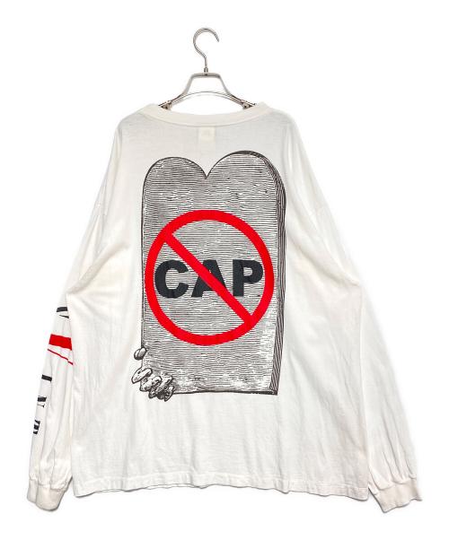 SAINT MICHAEL（セントマイケル）SAINT MICHAEL (セントマイケル) VLONE (ヴィーロン) LS TEE ホワイト サイズ:XXXLの古着・服飾アイテム