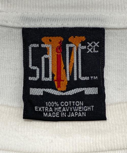 SAINT MICHAEL（セントマイケル）SAINT MICHAEL (セントマイケル) VLONE (ヴィーロン) LS TEE ホワイト サイズ:XXXLの古着・服飾アイテム