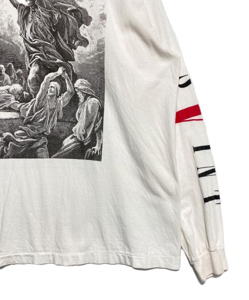 SAINT MICHAEL（セントマイケル）SAINT MICHAEL (セントマイケル) VLONE (ヴィーロン) LS TEE ホワイト サイズ:XXXLの古着・服飾アイテム