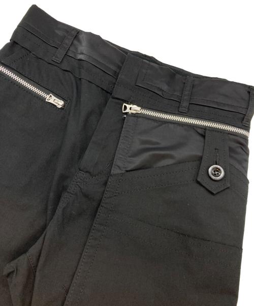 sacai（サカイ）sacai (サカイ) Cotton Oxford Pants ブラックの古着・服飾アイテム