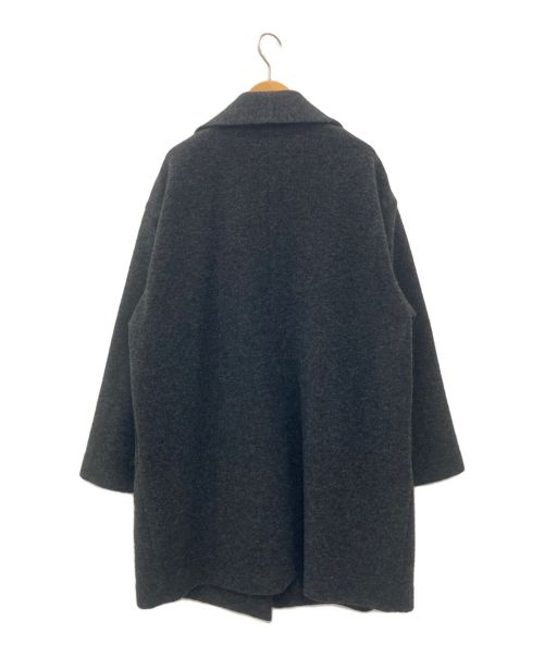UNTITLED（アンタイトル）UNTITLED (アンタイトル) ショールカラーコート ダークグレー サイズ:4の古着・服飾アイテム