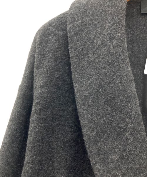UNTITLED（アンタイトル）UNTITLED (アンタイトル) ショールカラーコート ダークグレー サイズ:4の古着・服飾アイテム