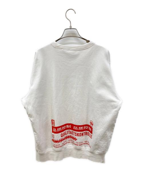 adidas（アディダス）adidas (アディダス) ALEXANDER WANG (アレキサンダーワン) クルーネックスウェットシャツ ホワイト サイズ:XSの古着・服飾アイテム