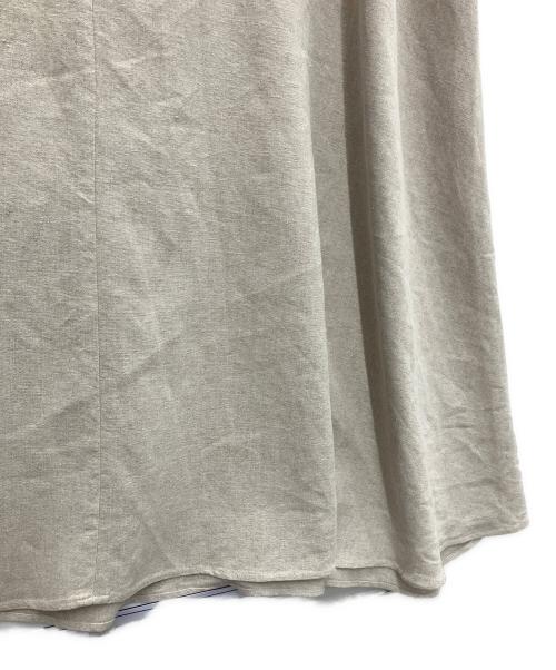 BEARDSLEY（ビアズリー）BEARDSLEY (ビアズリー) リネンジャンパースカート ベージュ サイズ:1の古着・服飾アイテム