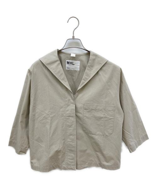 MHL（エムエイチエル）MHL (エムエイチエル) CRISP COTTON LINEN ベージュ サイズ:1の古着・服飾アイテム