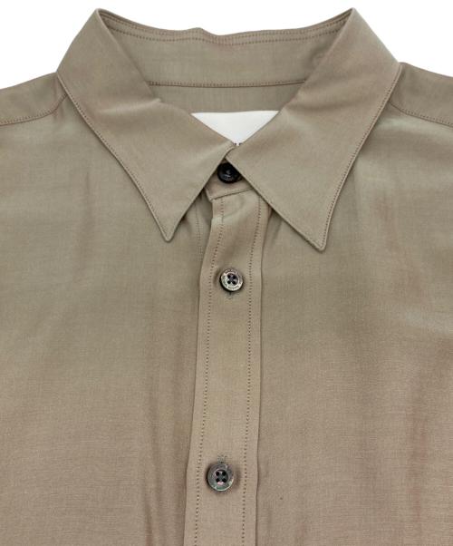 MAISON SPECIAL（メゾンスペシャル）MAISON SPECIAL (メゾンスペシャル) ACAR Dress-Over Fatigue Shirt ベージュの古着・服飾アイテム