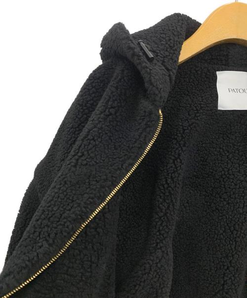 patou（パトゥ）patou (パトゥ) クロップドボアパーカー ブラック サイズ:不明の古着・服飾アイテム
