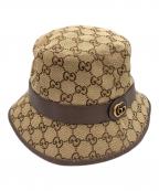 GUCCIグッチ）の古着「バケットハット」｜ベージュ