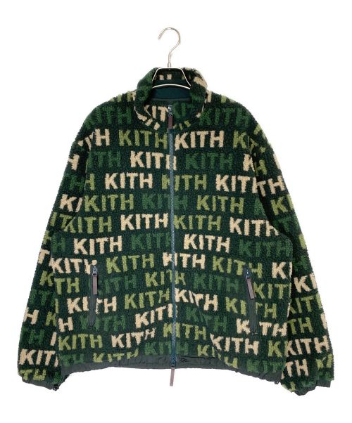 KITH（キス）KITH (キス) パインハーストシェルパフルジップジャケット グリーン サイズ:Lの古着・服飾アイテム