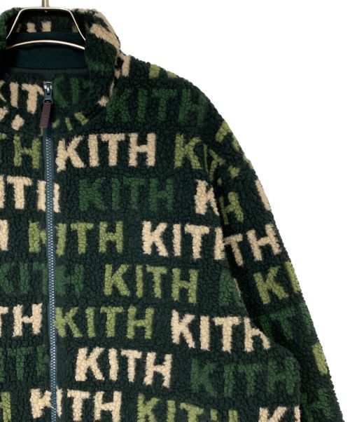 KITH（キス）KITH (キス) パインハーストシェルパフルジップジャケット グリーン サイズ:Lの古着・服飾アイテム