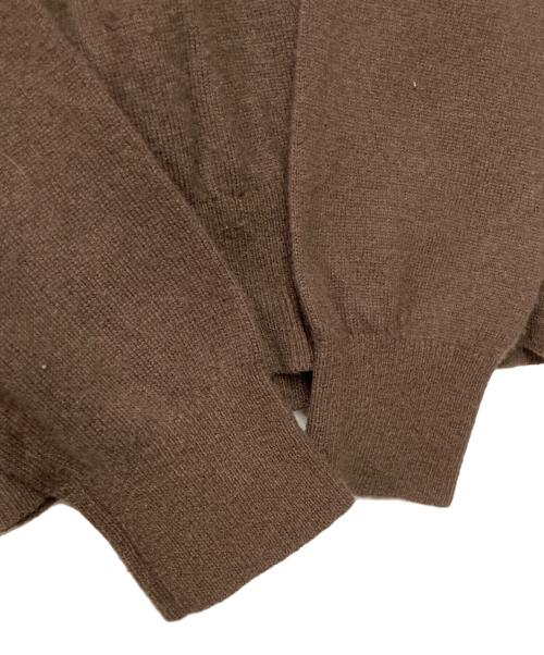 SLOANE（スローン）SLOANE (スローン) カシミヤVネックニット ブラウン サイズ:1の古着・服飾アイテム