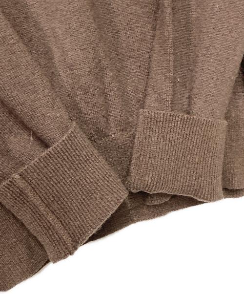 SLOANE（スローン）SLOANE (スローン) カシミヤVネックニット ブラウン サイズ:1の古着・服飾アイテム