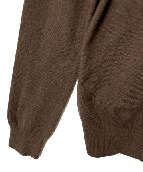SLOANE（スローン）SLOANE (スローン) カシミヤVネックニット ブラウン サイズ:1の古着・服飾アイテム