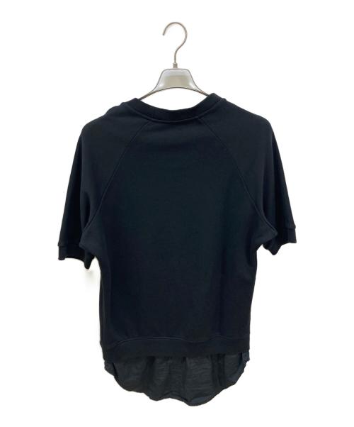 3.1 phillip lim（スリーワンフィリップリム）3.1 phillip lim (スリーワンフィリップリム) シャツドッキングスウェット ブラック サイズ:Mの古着・服飾アイテム