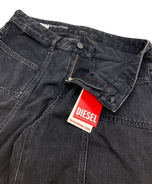 DIESEL（ディーゼル）DIESEL (ディーゼル) flare jeans d-akii 068hn ブラック サイズ:27の古着・服飾アイテム