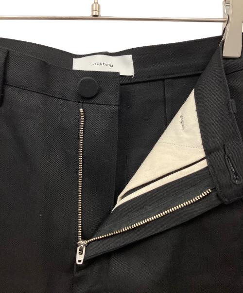 FACETASM（ファセッタズム）FACETASM (ファセッタズム) ペイントフレアパンツ ブラック サイズ:2の古着・服飾アイテム