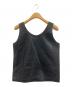 MM6 Maison Margiela (エムエムシックス メゾンマルジェラ) レザーベスト ブラック サイズ:42：14000円