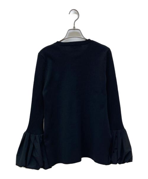 CADUNE（カデュネ）CADUNE (カデュネ) 袖バルーンニット ブラック サイズ:38の古着・服飾アイテム