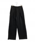 WILLY CHAVARRIAウィリーチャバリア）の古着「タックスウェットパンツ」｜ブラック