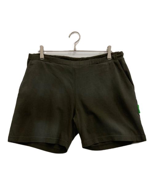 WILLY CHAVARRIA（ウィリーチャバリア）WILLY CHAVARRIA (ウィリーチャバリア) ウォッシュ加工ショートパンツ カーキ サイズ:M 未使用品の古着・服飾アイテム