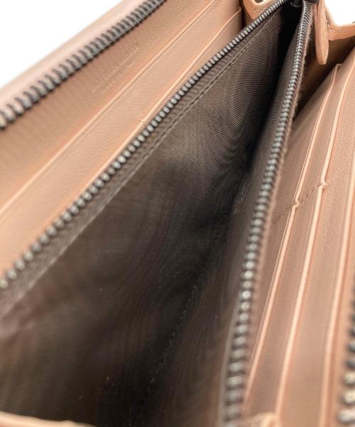 BOTTEGA VENETA（ボッテガベネタ）BOTTEGA VENETA (ボッテガベネタ) ラウンドファスナー長財布 ピンクの古着・服飾アイテム