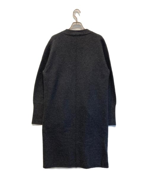 icB（アイシービー）icB (アイシービー) ミルドウール ロングカーディガン グレー サイズ:XSの古着・服飾アイテム