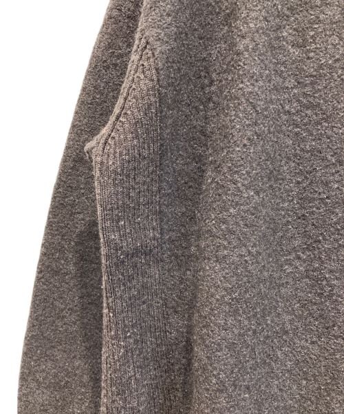icB（アイシービー）icB (アイシービー) ミルドウール ロングカーディガン グレー サイズ:XSの古着・服飾アイテム