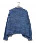 ADAWAS (アダワス) SUMMER TWEED KNIT JACKET(サマー ツイード ニット ジャケット) ブルー サイズ:FREE：4000円