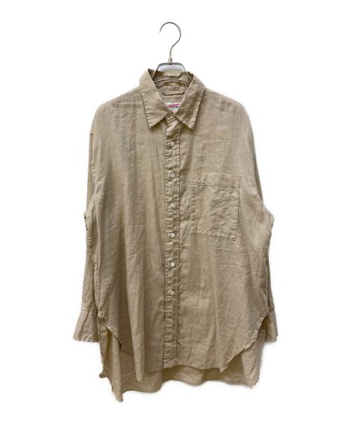 Spick and Span（スピック＆スパン）Spick and Span (スピックアンドスパン) コットンリネンルーズシャツ ベージュ サイズ:-の古着・服飾アイテム