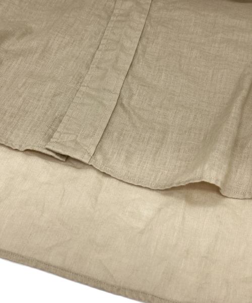 Spick and Span（スピック＆スパン）Spick and Span (スピックアンドスパン) コットンリネンルーズシャツ ベージュ サイズ:-の古着・服飾アイテム