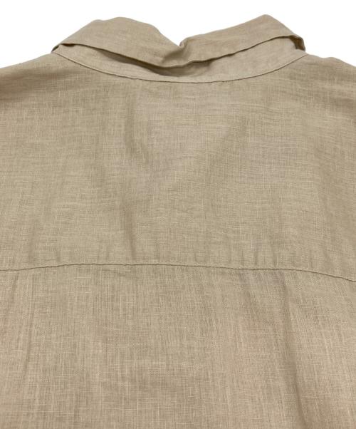 Spick and Span（スピック＆スパン）Spick and Span (スピックアンドスパン) コットンリネンルーズシャツ ベージュ サイズ:-の古着・服飾アイテム