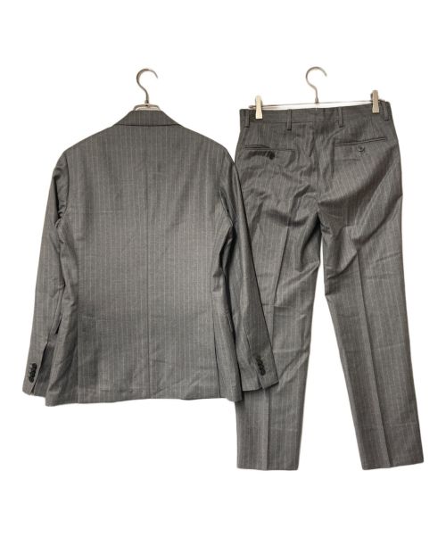 LARDINI（ラルディーニ）LARDINI (ラルディーニ) ウールストライプ セットアップ JF32801AQ LARDINI/ラルディーニ 本切羽 グレー サイズ:44の古着・服飾アイテム
