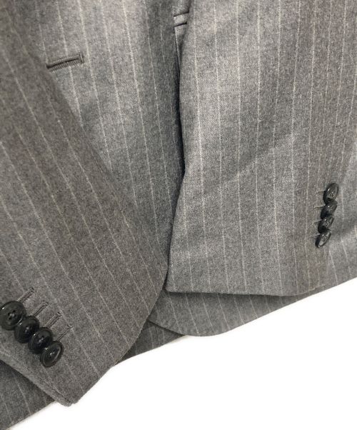 LARDINI（ラルディーニ）LARDINI (ラルディーニ) ウールストライプ セットアップ JF32801AQ LARDINI/ラルディーニ 本切羽 グレー サイズ:44の古着・服飾アイテム