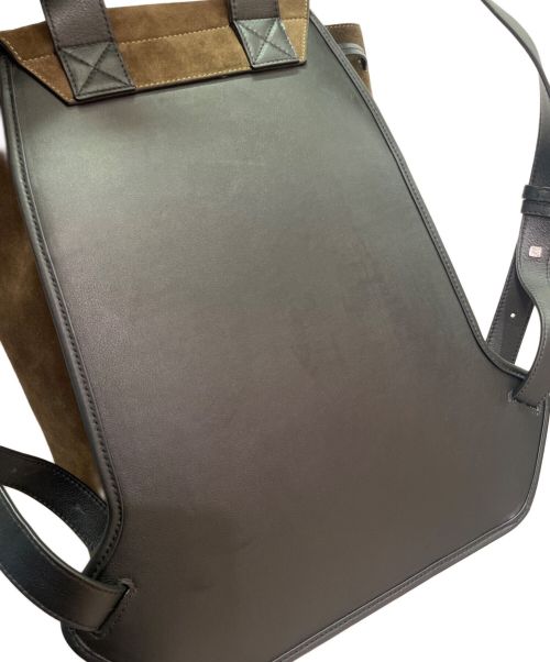 LOEWE（ロエベ）LOEWE (ロエベ) DRAWSTRING BACKPACK ブラウンの古着・服飾アイテム