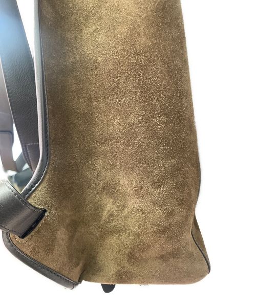 LOEWE（ロエベ）LOEWE (ロエベ) DRAWSTRING BACKPACK ブラウンの古着・服飾アイテム