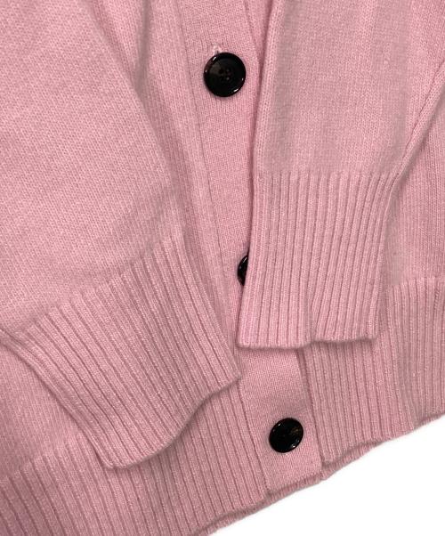 ARPEGE STORY（アルページュストーリー）ARPEGE STORY (アルページュストーリー) カシミヤ混Vネックカーディガン ピンク サイズ:2 未使用品の古着・服飾アイテム