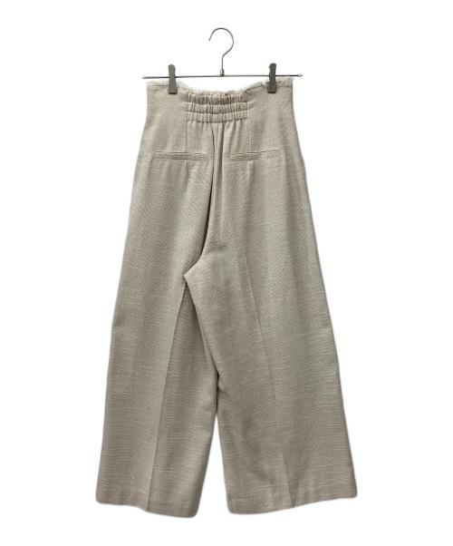 Mystrada（マイストラーダ）Mystrada (マイストラーダ) サマーツイードワイドパンツ アイボリー サイズ:36　の古着・服飾アイテム