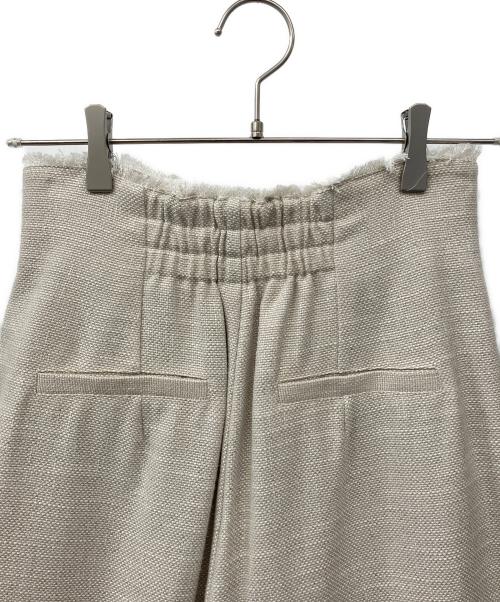 Mystrada（マイストラーダ）Mystrada (マイストラーダ) サマーツイードワイドパンツ アイボリー サイズ:36　の古着・服飾アイテム