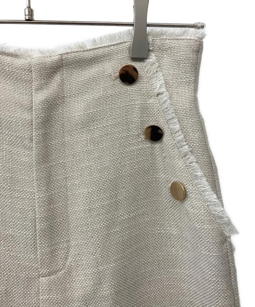 Mystrada（マイストラーダ）Mystrada (マイストラーダ) サマーツイードワイドパンツ アイボリー サイズ:36　の古着・服飾アイテム