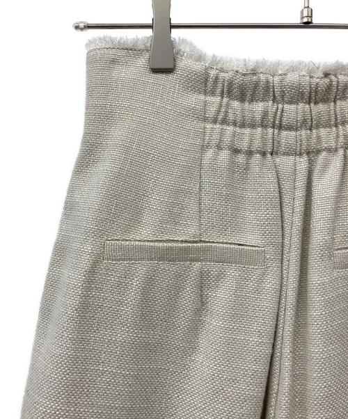 Mystrada（マイストラーダ）Mystrada (マイストラーダ) サマーツイードワイドパンツ アイボリー サイズ:36　の古着・服飾アイテム