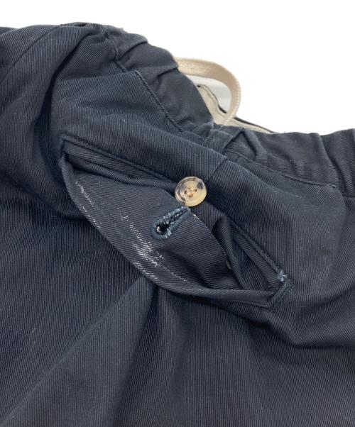 TapWater（タップウォーター）TapWater (タップウォーター) Cotton Chino Tuck Trousers ネイビー サイズ:34の古着・服飾アイテム