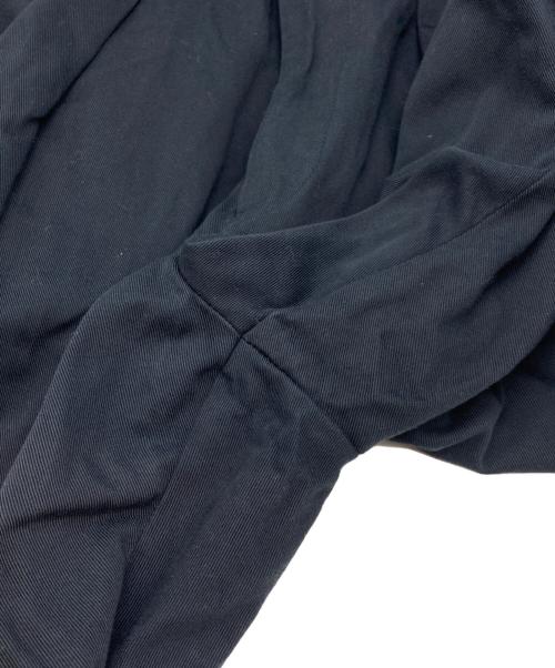 TapWater（タップウォーター）TapWater (タップウォーター) Cotton Chino Tuck Trousers ネイビー サイズ:34の古着・服飾アイテム