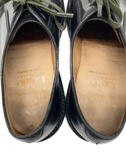 LOAKE（ローク）LOAKE (ローク) プレーントゥシューズ ブラック サイズ:6.5の古着・服飾アイテム