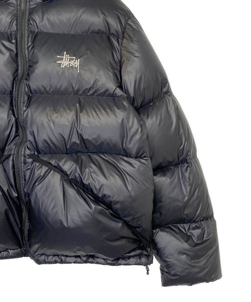 stussy（ステューシー）stussy (ステューシー) MICRO RIPSTOP DOWN PARKA ブラック サイズ:S 未使用品の古着・服飾アイテム
