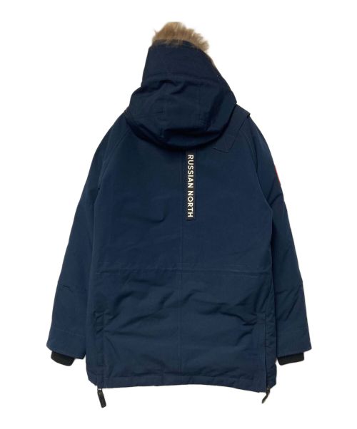 ARCTIC EXPLORER（アークティックエクスプローラー）ARCTIC EXPLORER (アークティックエクスプローラー) CHILL ファーフーデット ダウンコート  ネイビー サイズ:Sの古着・服飾アイテム