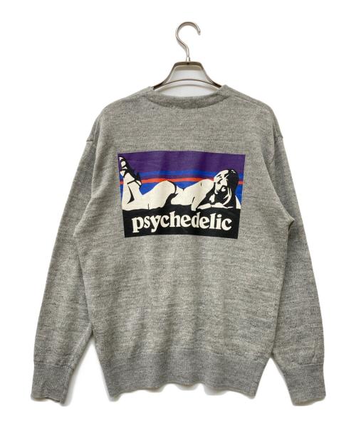 Hysteric Glamour（ヒステリックグラマー）Hysteric Glamour (ヒステリックグラマー) PSYCHEDELIC カーディガン グレー サイズ:Sの古着・服飾アイテム