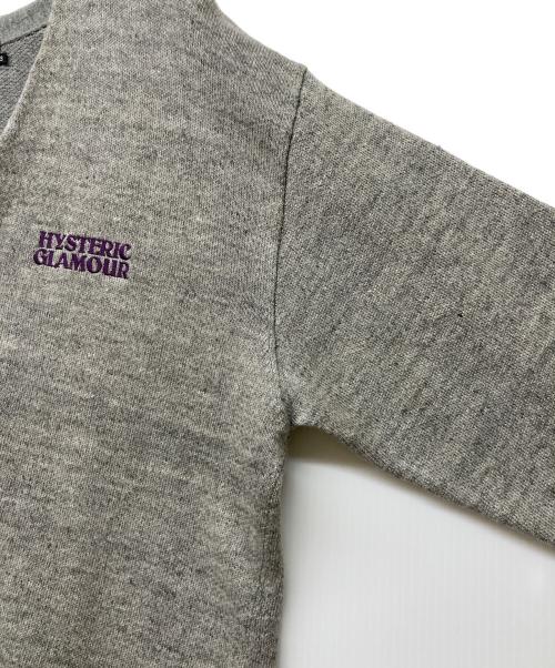 Hysteric Glamour（ヒステリックグラマー）Hysteric Glamour (ヒステリックグラマー) PSYCHEDELIC カーディガン グレー サイズ:Sの古着・服飾アイテム